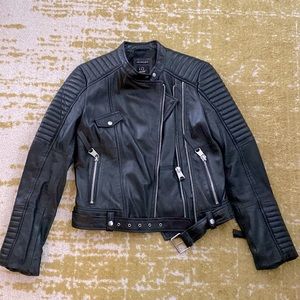 Zara TRF Leather Jacket